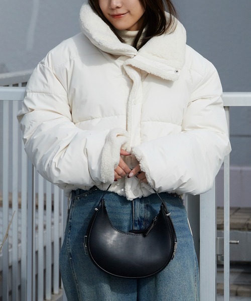 AO2 ダウンコート ダウンジャケット Short-length faux fur down