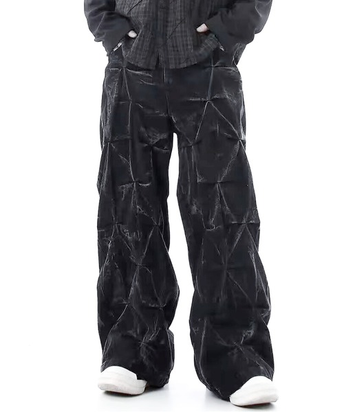 JOHNNY WOLF（ジョニーウルフ） デニムパンツ L ブラック メンズ