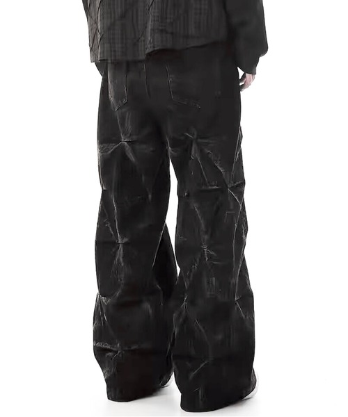 「JOHNNY WOLF」 デニムパンツ L ブラック メンズ_画像8