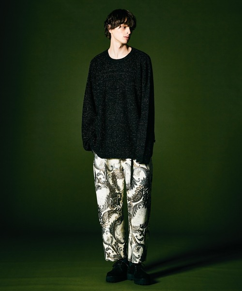 「glamb」 長袖ニット M カーキ メンズ_画像5