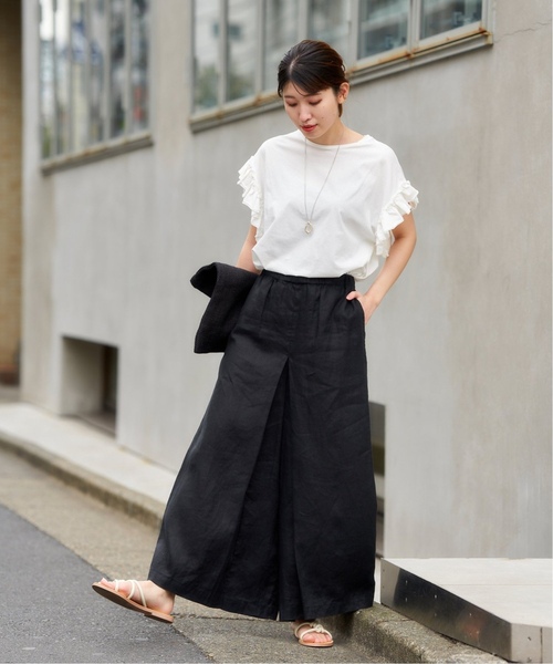 「JOURNAL STANDARD」 イージーパンツ 38 ブラック レディース_画像8