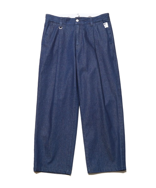 SOPHNET.ダークブルー ワイドパンツ SOPHNET.（ソフネット） ジーンズ DICKIES BOLD-FIT TUCK JEANS メンズ