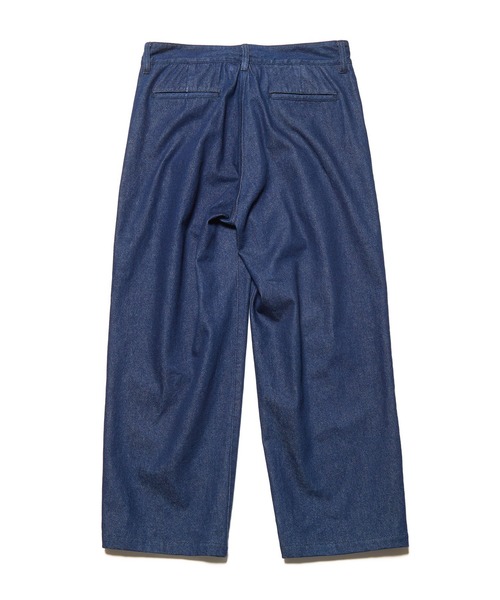 SOPHNET.ダークブルー ワイドパンツ SOPHNET.（ソフネット） ジーンズ DICKIES BOLD-FIT TUCK JEANS メンズ