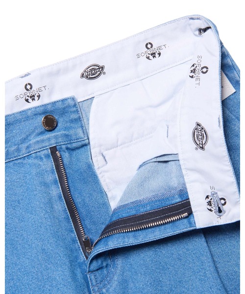 SOPHNET.ダークブルー ワイドパンツ SOPHNET.（ソフネット） ワイドパンツ ジーンズ DICKIES BOLD-FIT TUCK