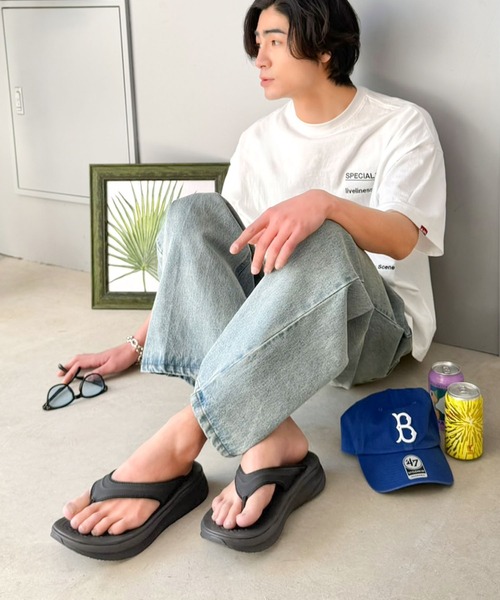 Java 厚底 スポーツサンダル リカバリーサンダル サンダル 「JaVa