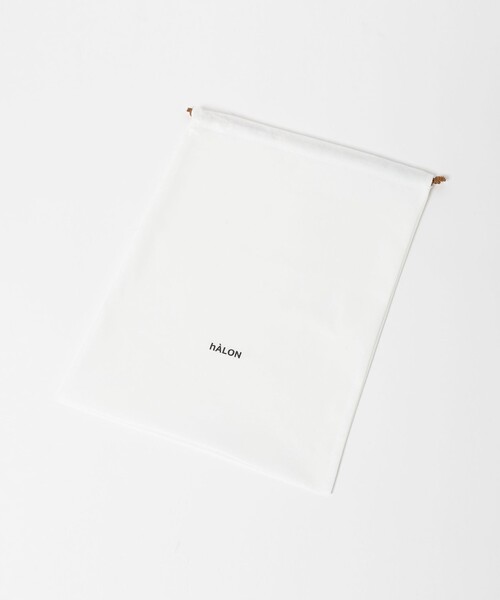 トートバッグ 「hALON」レザー バケットバッグS メンズの画像