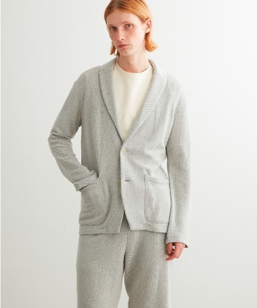 「three dots」 ジャケット 38 グレー メンズ_画像7