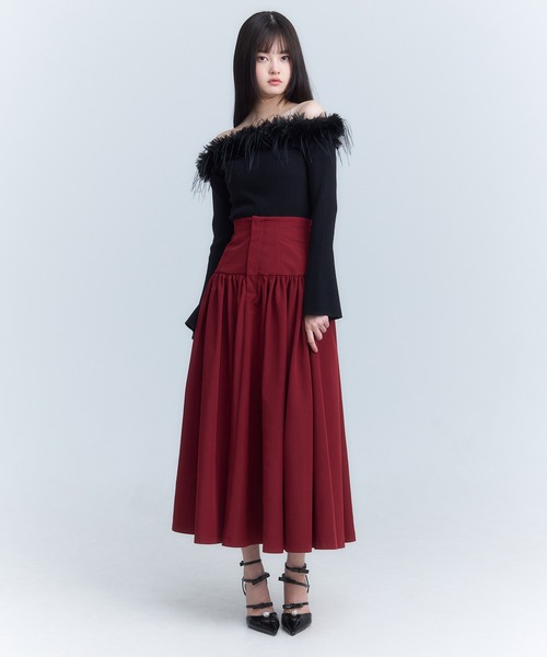 「EIMY ISTOIRE」 スカート M アイボリー レディース_画像8