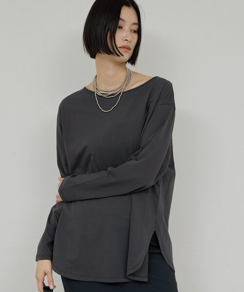 指輪 リング レイヤードボールロングネックレス レディースの画像