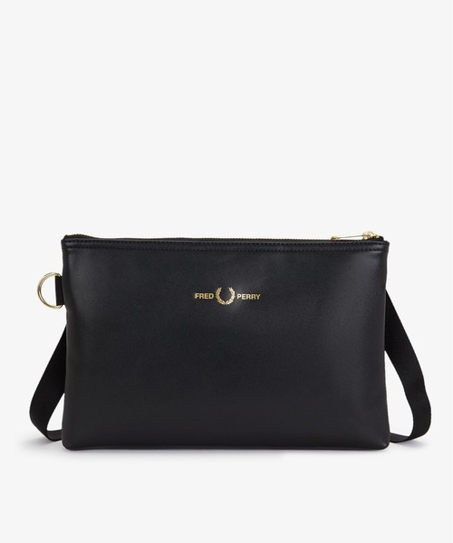 FRED PERRY(フレッドペリー)ボディバッグ　サコッシュ　ショルダーバッグ FRED PERRY（フレッドペリー） ショルダーバッグ Smooth Leather