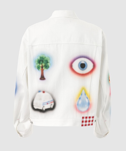 デニムジャケット gジャン ORGANIC COTTON OVERSIZED DENIM JACKET メンズ レディースの画像