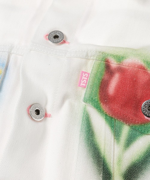 デニムジャケット gジャン ORGANIC COTTON OVERSIZED DENIM JACKET メンズ レディースの画像