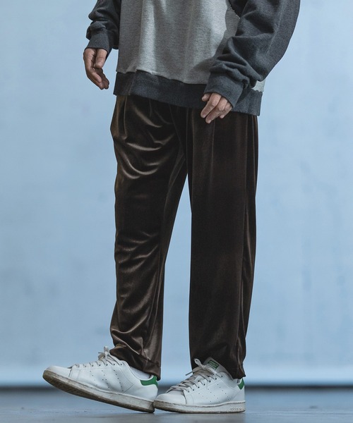 「ANGENEHM」 イージーパンツ L ブラウン系その他 メンズ_画像2