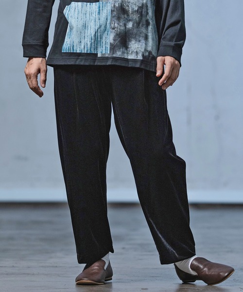 「ANGENEHM」 イージーパンツ L ブラウン系その他 メンズ_画像3