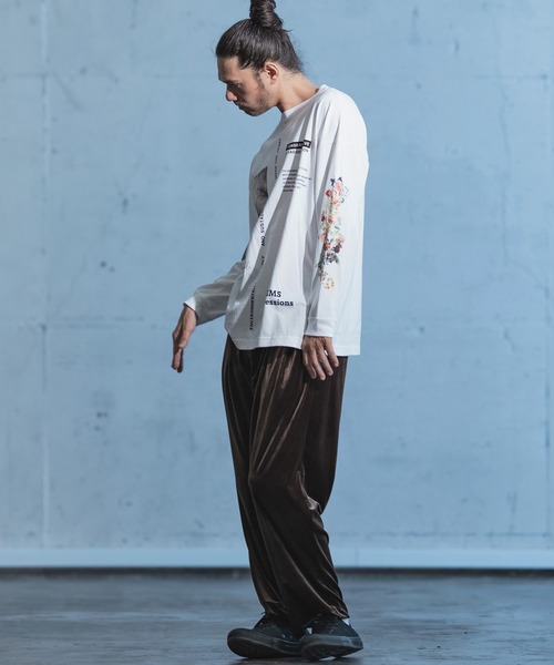 「ANGENEHM」 イージーパンツ L ブラウン系その他 メンズ_画像4