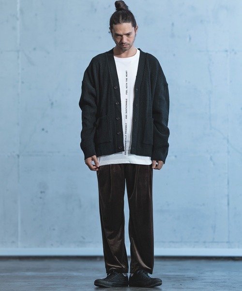 「ANGENEHM」 イージーパンツ L ブラウン系その他 メンズ_画像6