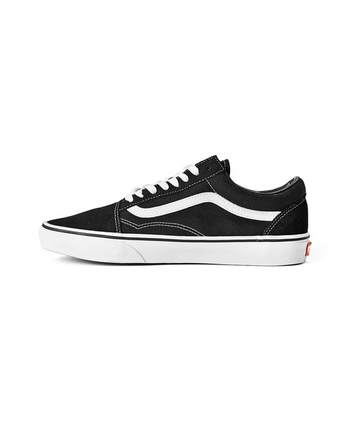 「VANS」 ローカットスニーカー 23.5 ブラック×ホワイト レディース_画像2
