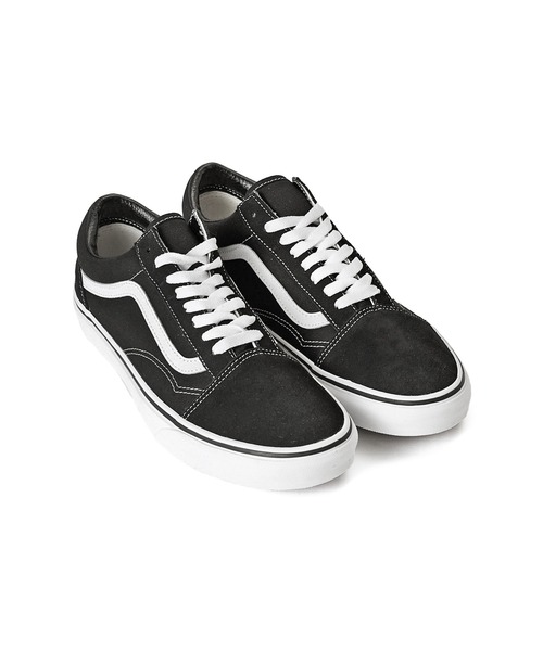 「VANS」 ローカットスニーカー 23.5 ブラック×ホワイト レディース_画像7