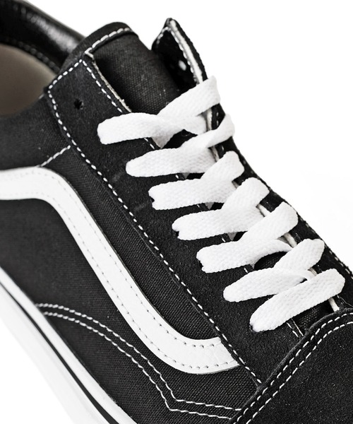 「VANS」 ローカットスニーカー 23.5 ブラック×ホワイト レディース_画像9
