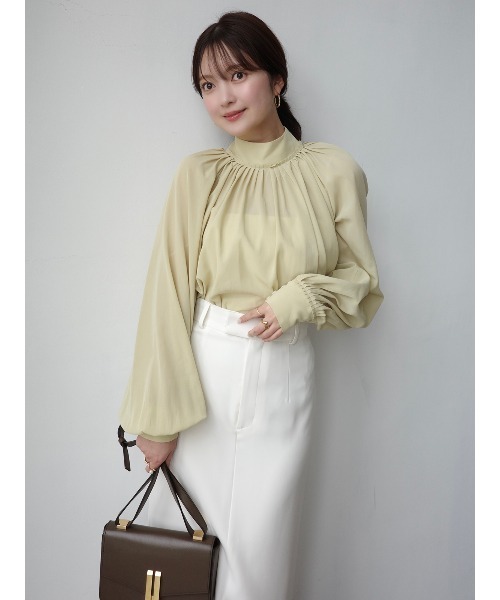 anuans（アニュアンス） スカート ダブルサテンナロースカート