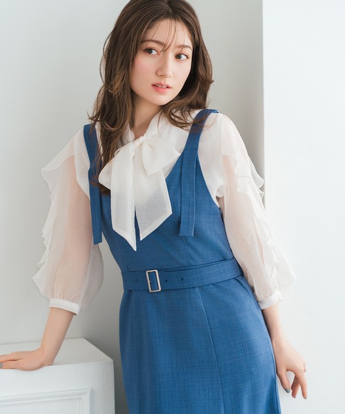 mai‼️ girlish オスカルブラウス　ブルー St.cecilia オスカルブラウス – GIRLISH