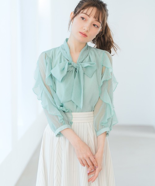 MISCH MASCH（ミッシュマッシュ） ブラウス シャツ 2026春夏新作 袖
