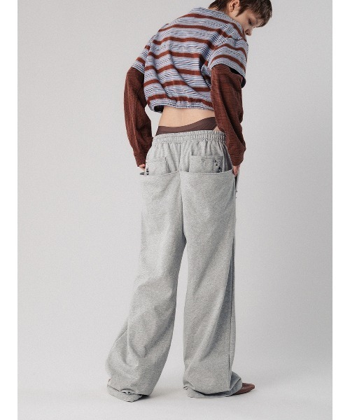 ELCHELE（エルチェレ） tシャツ LAYERED BORDER LS TEE レディース