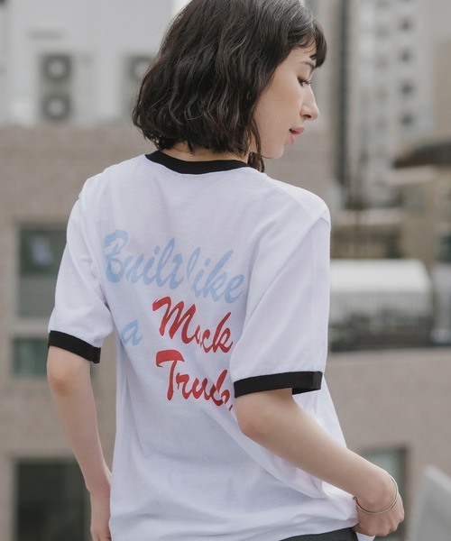 ROOP TOKYO tシャツ MACK TRUCKS / マック・トラックス 70s ringer tee