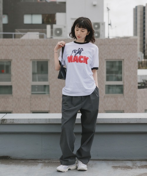 ROOP TOKYO tシャツ MACK TRUCKS / マック・トラックス 70s ringer tee