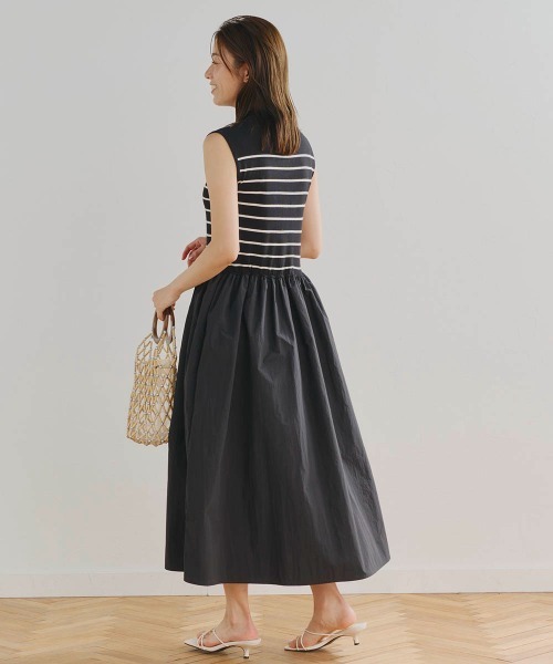 「Droite lautreamont」 ドッキングワンピース S ダークネイビー レディース_画像3