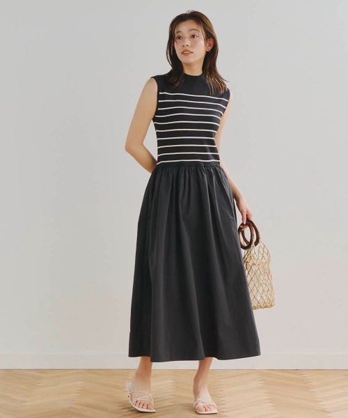 「Droite lautreamont」 ドッキングワンピース S ダークネイビー レディース_画像5