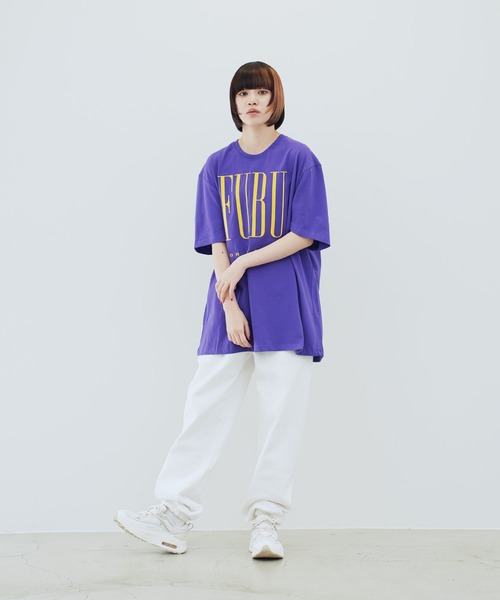 「FUBU」 半袖Tシャツ MEDIUM ホワイト メンズ_画像5