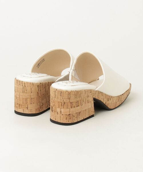「coca（ANDEX shoes product）」 ミュール 23.5cm ホワイト レディース_画像2