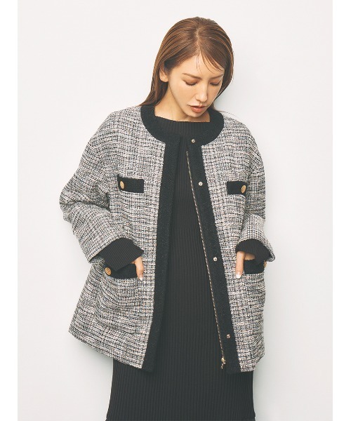 「CELFORD」 ニットワンピース 36 ブルー レディース_画像7