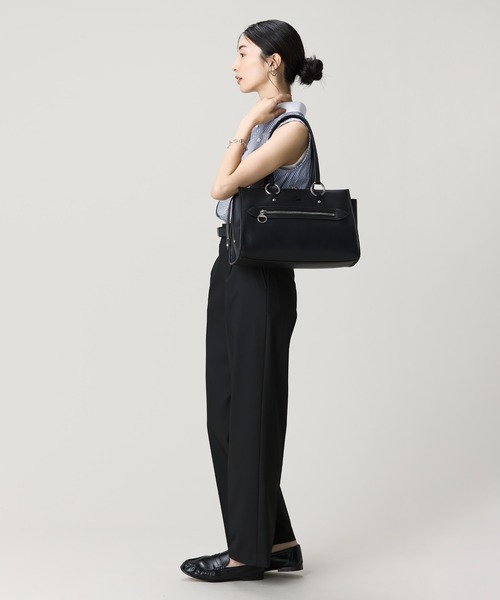 【新品】LACOSTE セリス ワントーンハンドルバッグ LACOSTE（ラコステ） ハンドバッグ セリス ワントーンハンドルバッグ