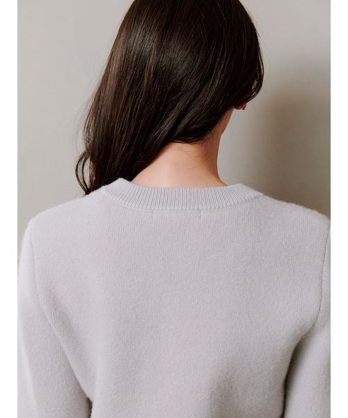 「SNIDEL」 ニットカーディガン F ライトブルー レディースの画像