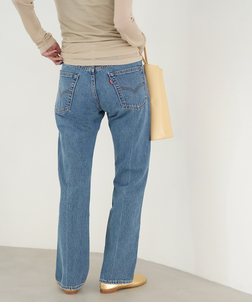 「SLOBE IENA」 デニムパンツ 29.5cm ブルー レディースの画像