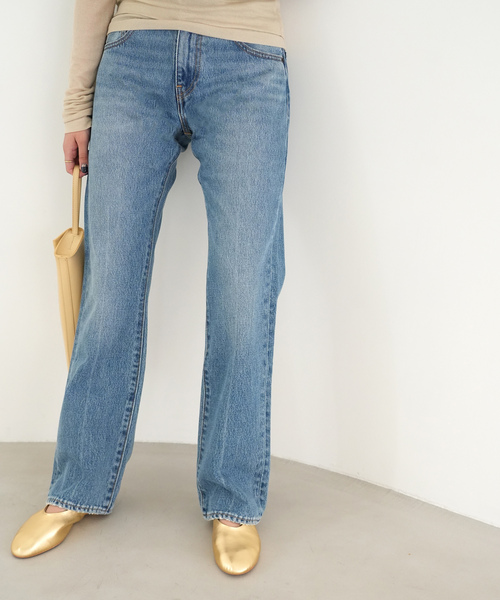 「SLOBE IENA」 デニムパンツ 29.5cm ブルー レディースの画像
