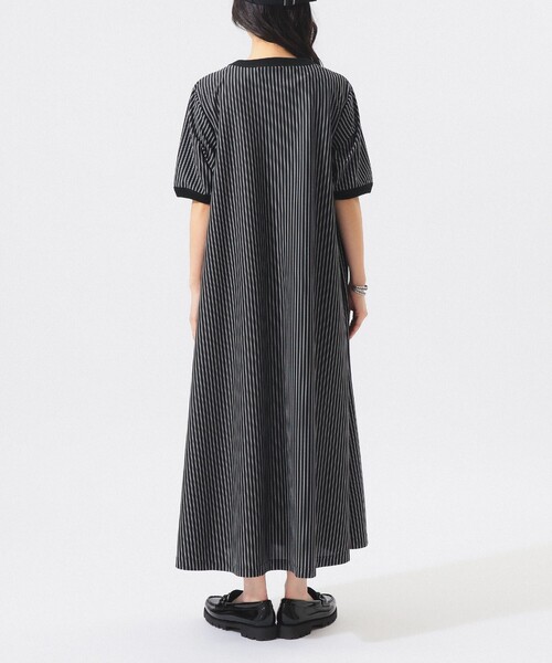 BEAMS BOY（ビームス ボーイ） ワンピース 半袖 カット ツイル マキシ