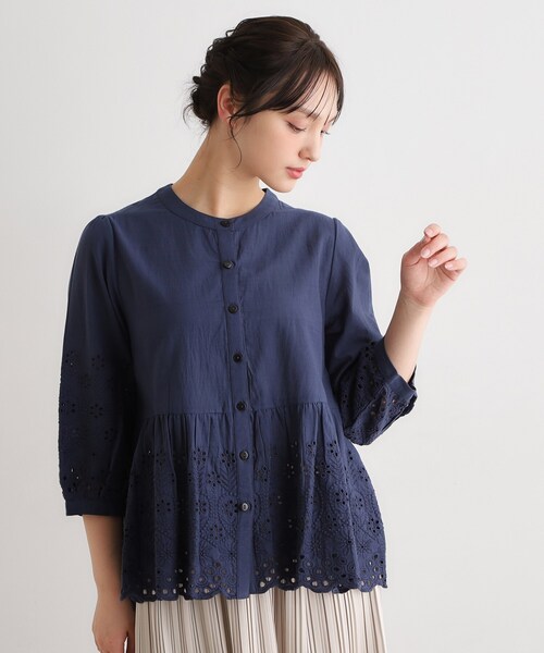 LAURA ASHLEY（ローラアシュレイ） ブラウス シャツ 「羽織に使える