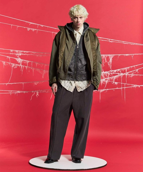 「MAISON SPECIAL」 スウェットパンツ 1 チャコールグレー メンズの画像