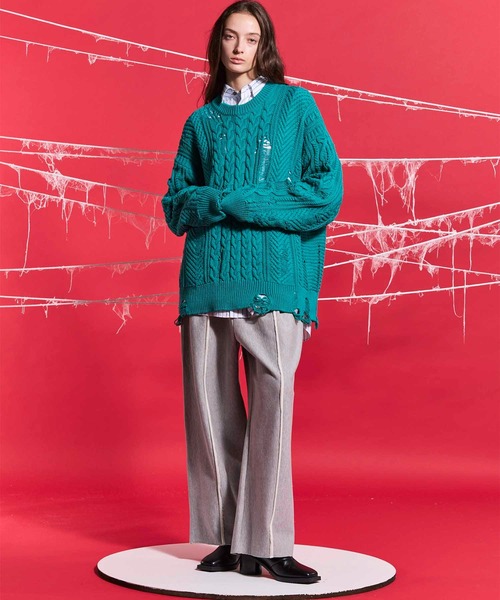 「MAISON SPECIAL」 スウェットパンツ 1 チャコールグレー メンズの画像