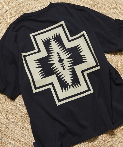 「PENDLETON」 半袖Tシャツ LARGE マスタード メンズ_画像6