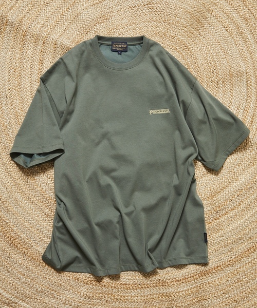「PENDLETON」 半袖Tシャツ LARGE マスタード メンズ_画像9