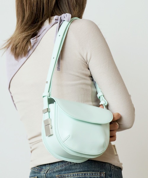 「OSOI」 ショルダーバッグ ONE SIZE シルバー レディース_3