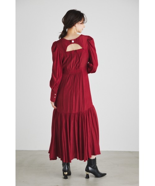 「rienda」 長袖ワンピース SMALL ブラック レディースの画像