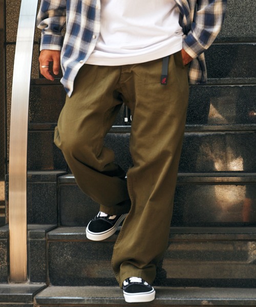 「Gramicci」 チノパンツ X-LARGE ブラック メンズの画像