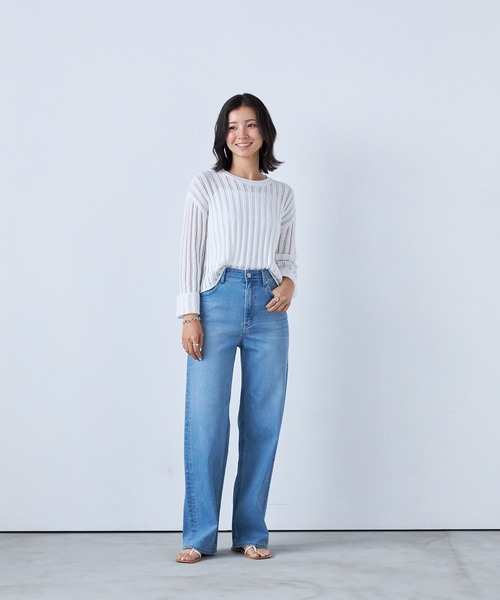 YANUK ストレートデニム ブルー サイズ２７ YANUK（ヤヌーク） ジーンズ デニム デニムパンツ Really Light