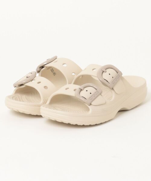 crocs（クロックス） サンダル サタデー エナメル バックル サンダル W