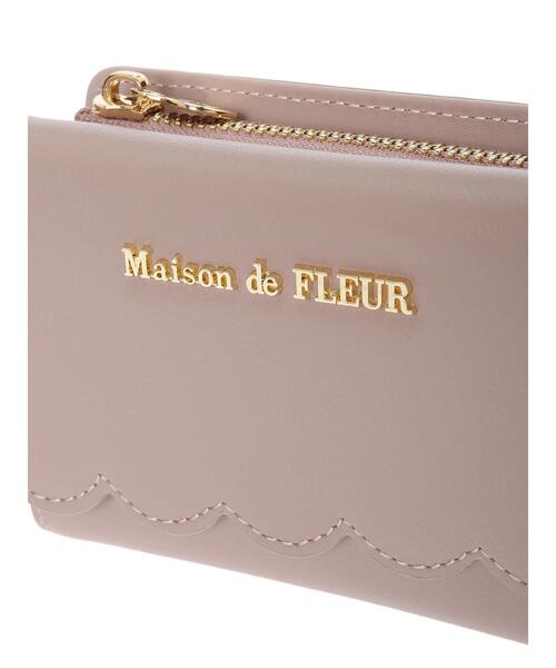 未使用自宅保管品Maison de FLEUR 三つ折り財布 ピンク値下げ不可 Maison de FLEUR（メゾンドフルール） 財布 FREE ピンク系その他3